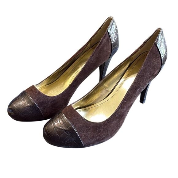 Style & Co Dolores Heels eith crocodile texture - Picture 3 of 7